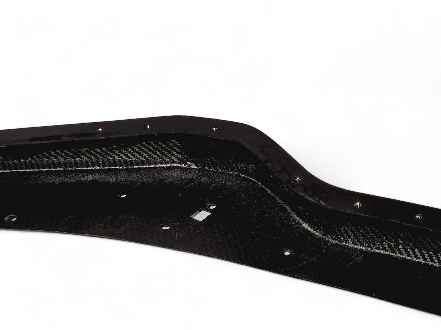 2014-2019 Chevy Corvette C7 Katech Carbon Fiber Front Splitter Straight Bottom