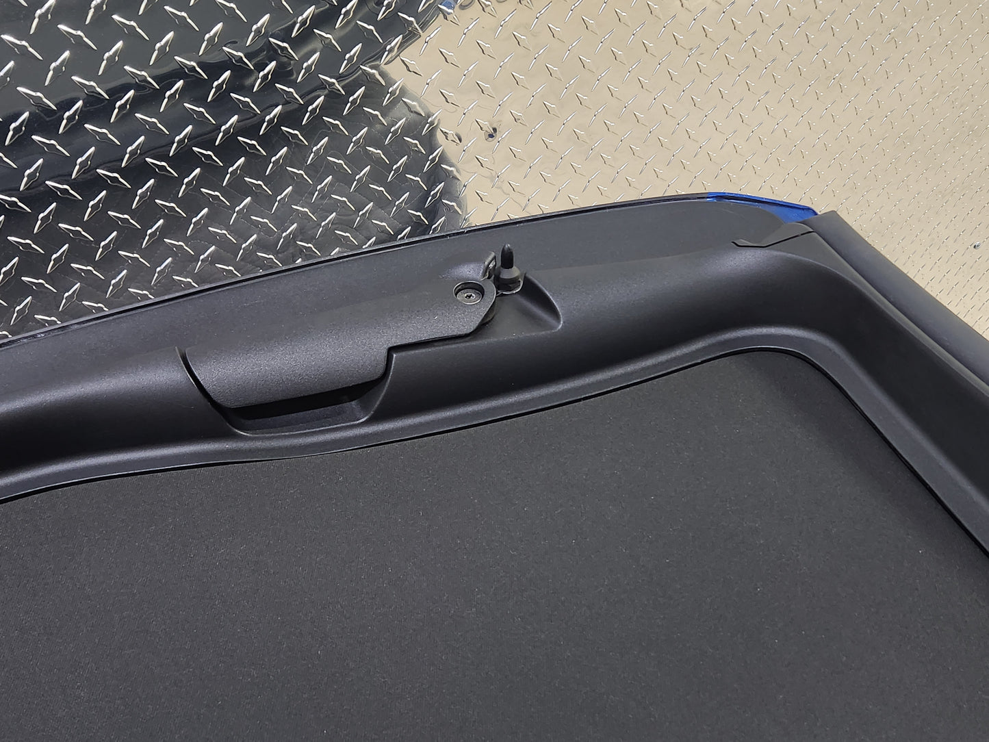 2014-2019 Corvette C7 Laguna Blue Exposed Carbon Fiber Roof Top OEM GM