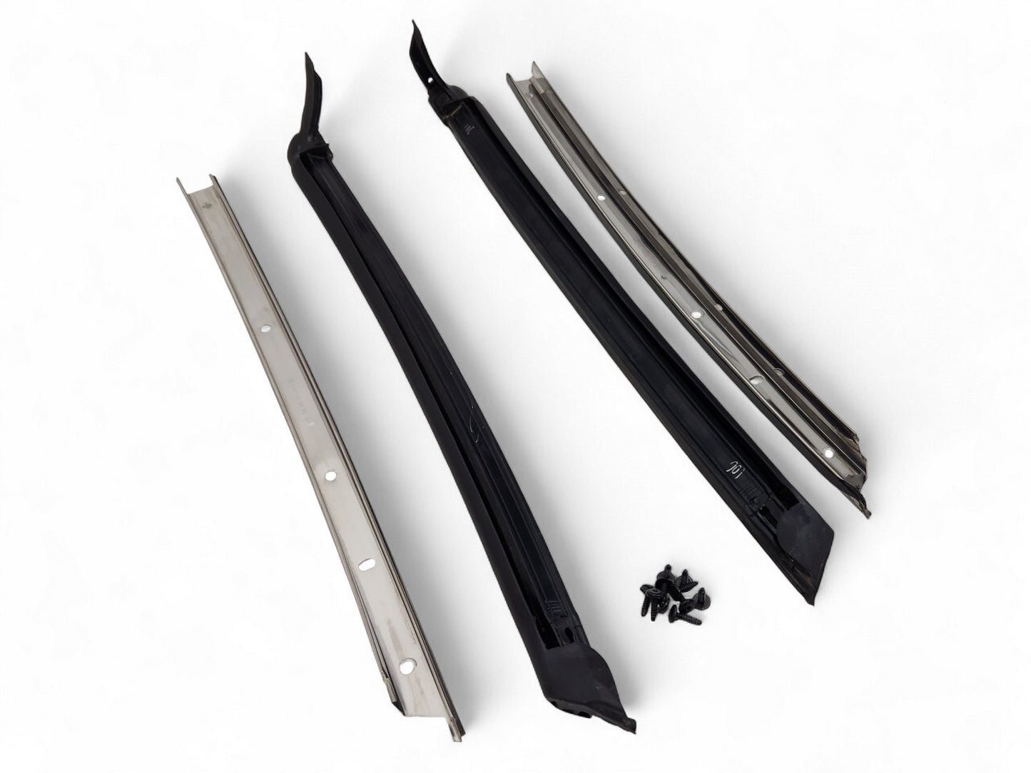 2014-2019 Corvette C7 Lift Off Targa Roof Side Weatherstrip with Channels OEM GM