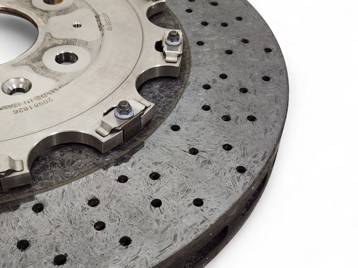 2015-2019 Chevy Corvette C7 Z06 Z07 Brembo Rear Ceramic Disc Brake Rotor OEM