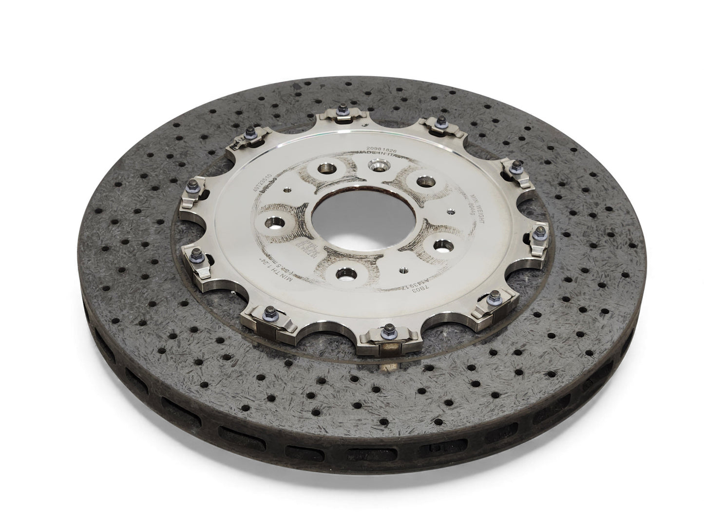 2015-2019 Chevy Corvette C7 Z06 Z07 Brembo Rear Ceramic Disc Brake Rotor OEM