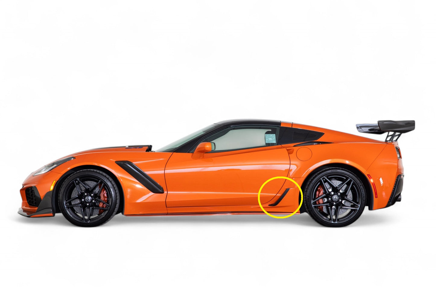 2015-2019 Chevy Corvette Z06 ZR1 Driver Side Quarter Panel Air Lower Scoop OEM