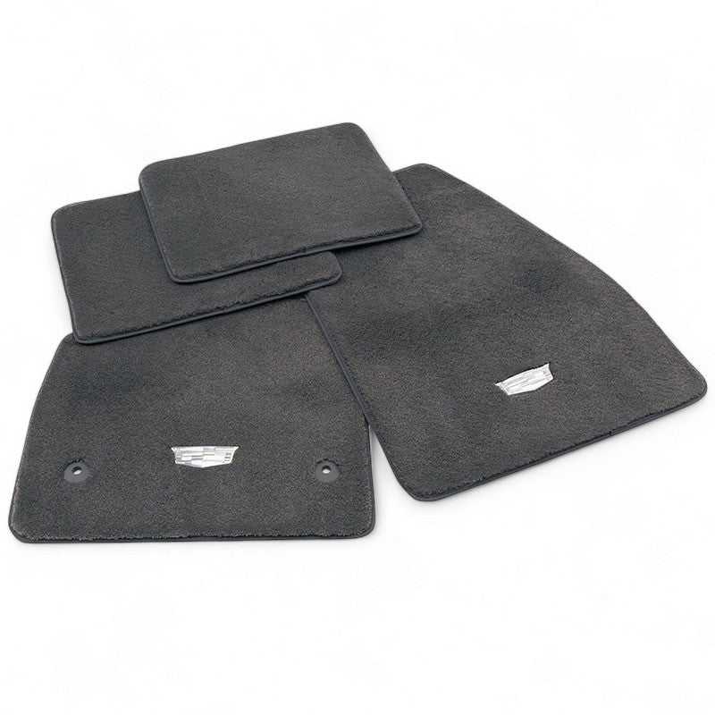 2017-2025 Cadillac XT5 Dark Titanium Carpet Floor Mats with Logo 84130095