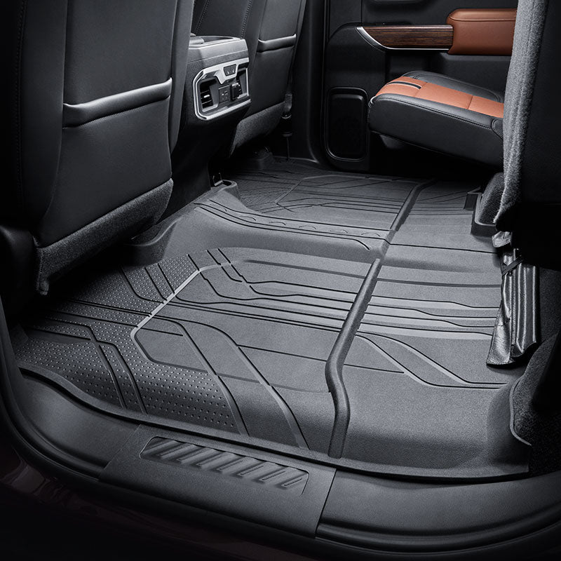 2019-2024 Chevy Silverado Crew Cab Black All Weather Floor Liners OEM GM