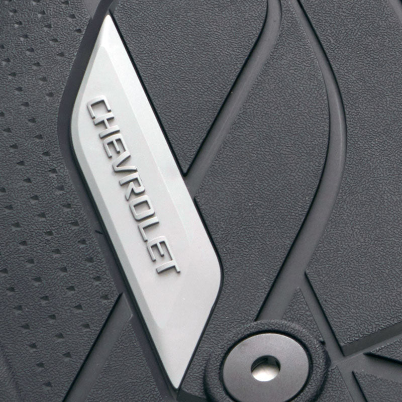 2019-2024 Chevy Silverado Front Row Black All Weather Floor Mats OEM GM
