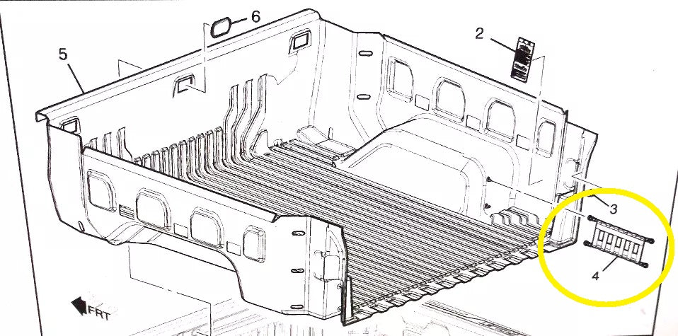 2019-2024 Silverado Sierra 1500 Short Bed Rear Cargo Net Pair 84240087
