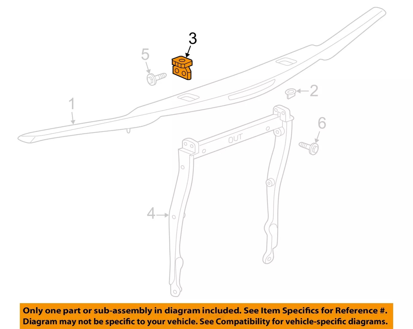 2019 Chevy Corvette C7 ZR1 High Wing ZTK Spoiler Brackets OEM GM