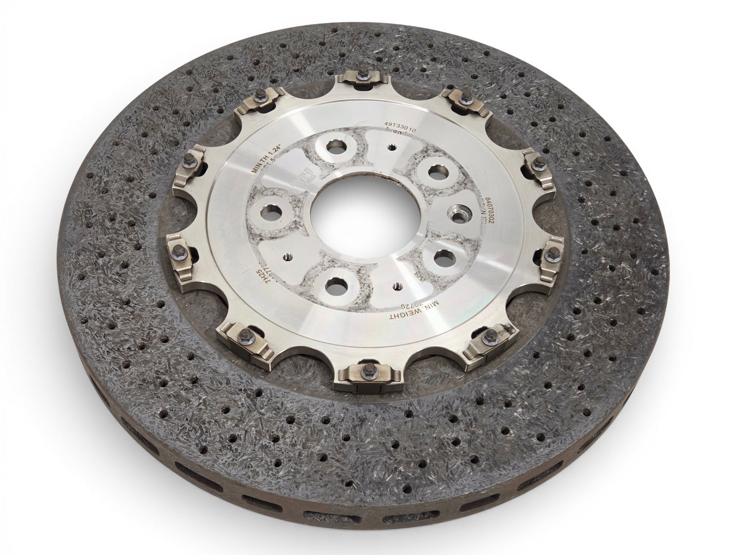 2019 Corvette C7 ZR1 Rear Carbon Ceramic Brembo Brake Rotor OEM GM