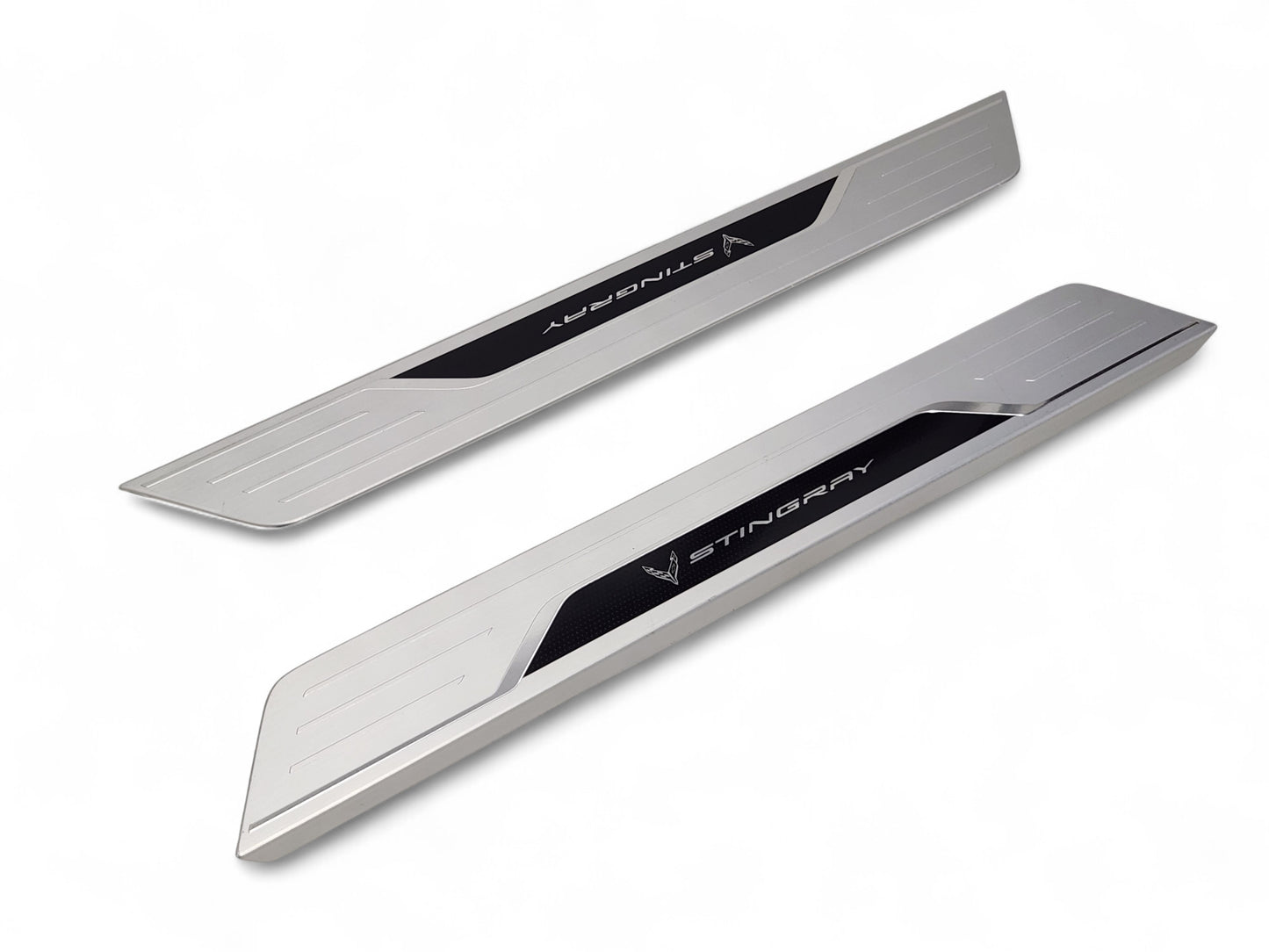 2020-2025 Corvette C8 Stingray Door Sill Scuff Entry Plates OEM GM 84860639