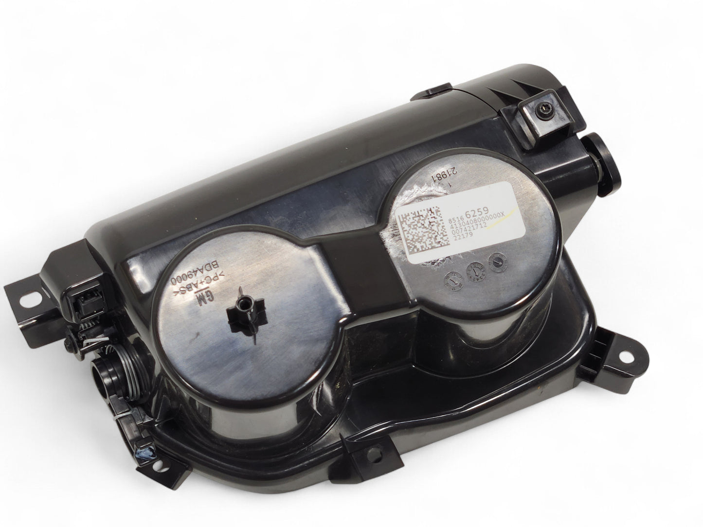 2020-2025 Corvette C8 Black Leather console Cup Holder with marks OEM GM *READ*