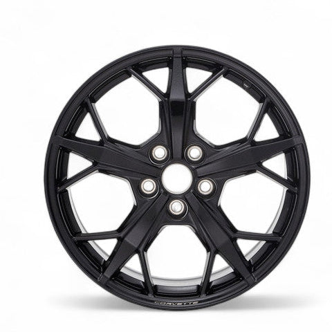 2020-2025 Chevy Corvette Gloss Black 20x11 Rear Trident Wheel OEM GM 84735859