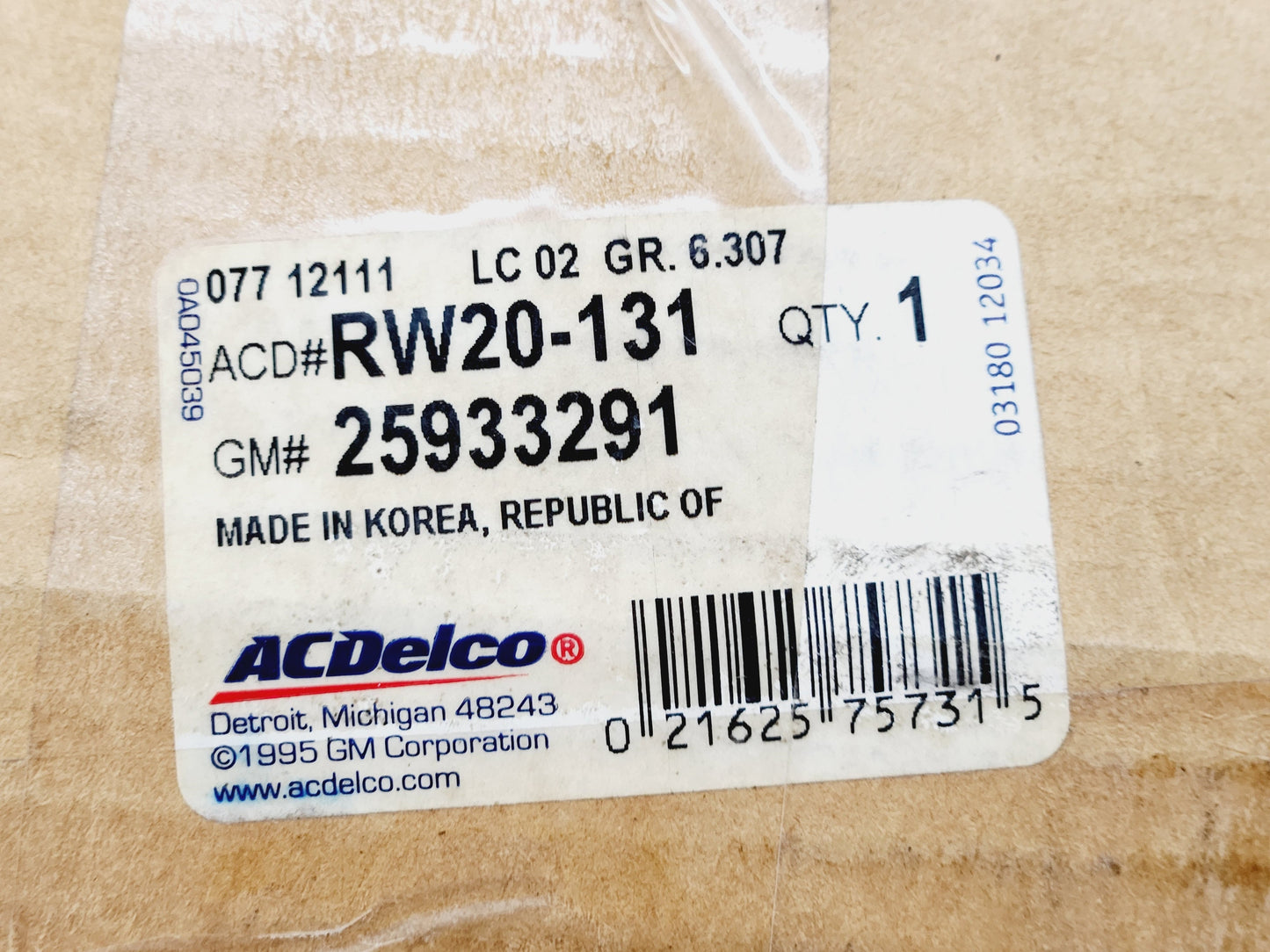 2009-2013 Chevy Corvette C6 Grand Sport Z06 Wheel Bearing Hub OEM GM 22804376