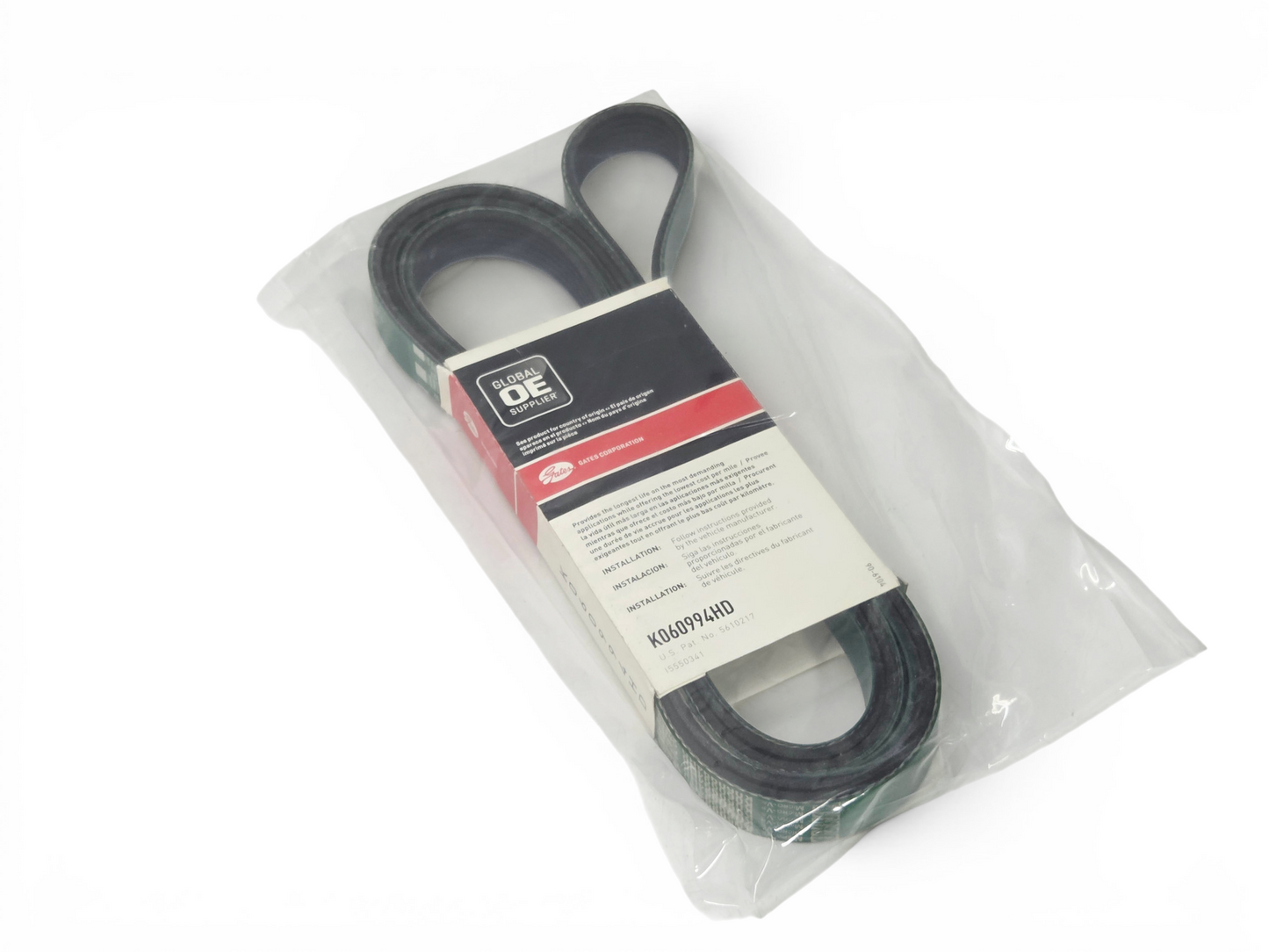 K060994HD Gates Serpentine Heavy Duty 6 rib Micro-V Belt 6PK2522 99-13/16