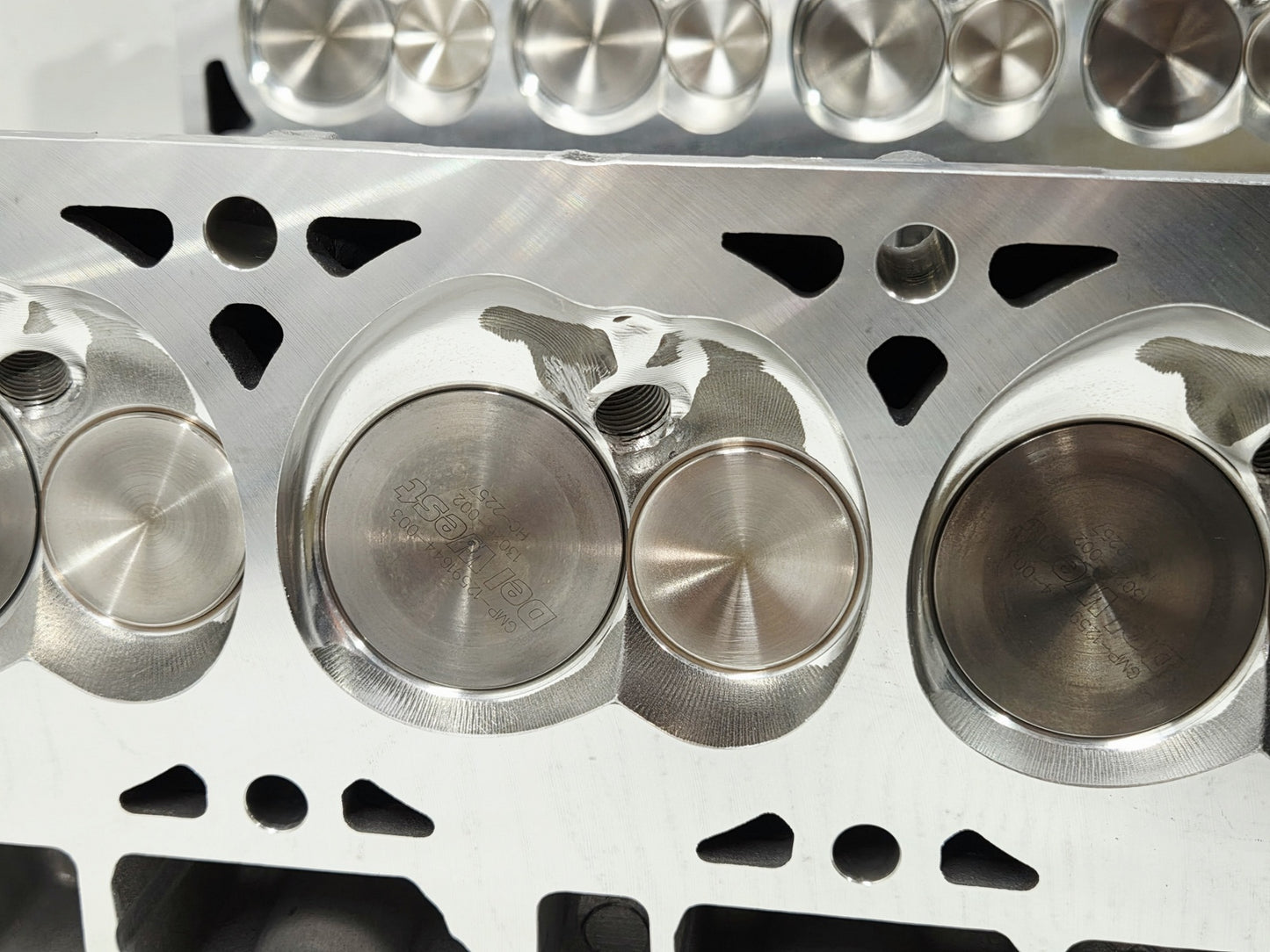 Katech Corvette Z06 LS7 CNC Ported Heads Bronze Valve Guides
