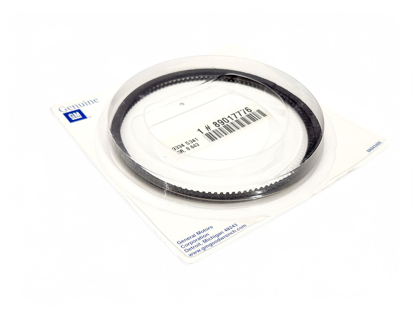 LS7 7.0L Corvette C6 Z06 Camaro Z28 Piston Ring Set OEM GM 89017776 - 1 Piston