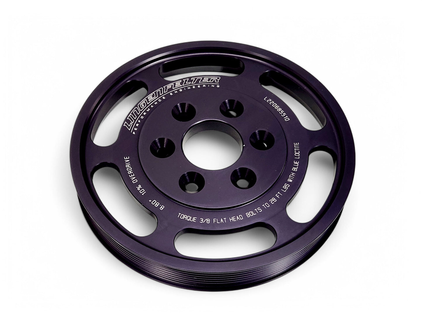 Lingenfelter 6.2L LT4 10% Supercharger Overdrive Pulley L220685510