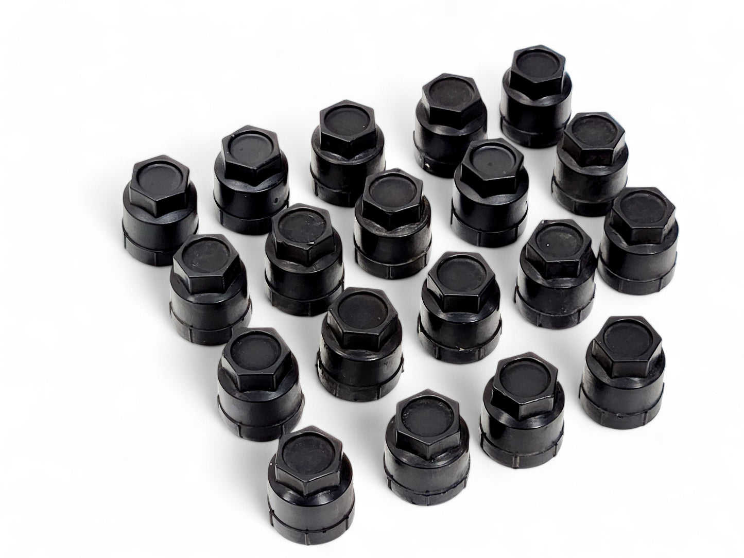 Lot of 19 - 1984-2005 Chevy Buick GMC Wheel Lug Nut Cap Black OEM GM 10028614