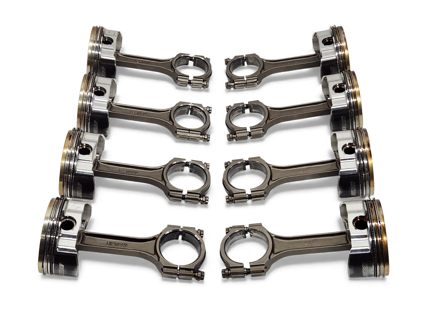 Manley LS Piston Set 4.125in -5.00 CC with SportMaster Connecting Rods