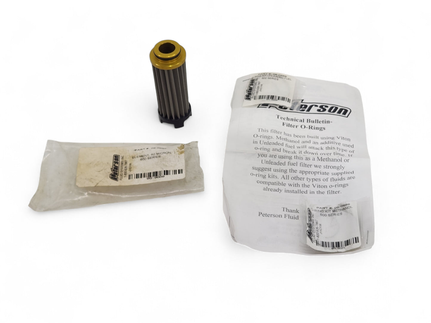 Peterson Stainless 60 Micron Fuel Filter Replacement Filter 09-0660