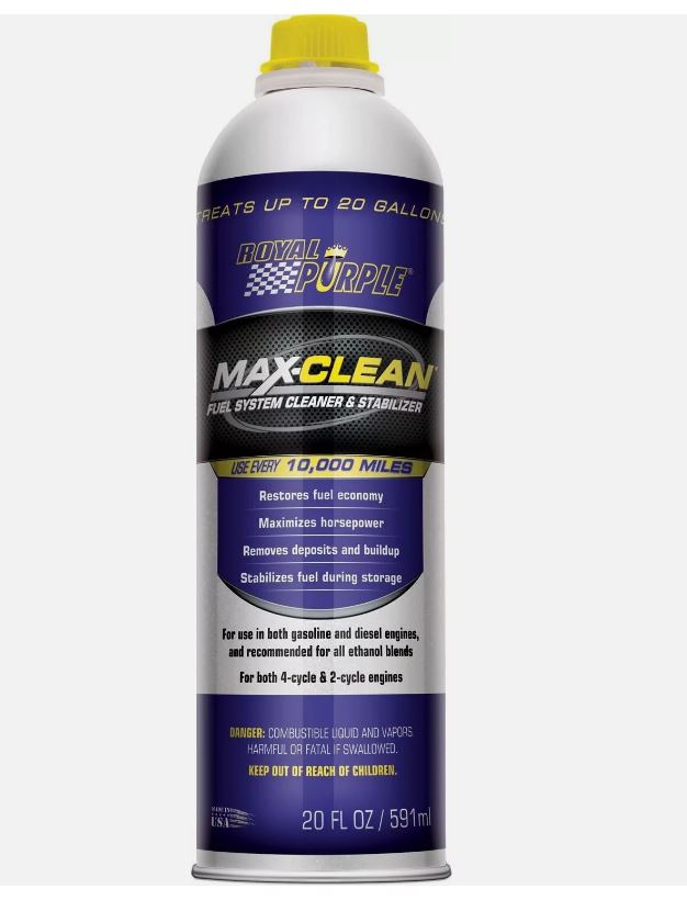 Royal Purple 11722 Max-Clean Fuel System Cleaner & Stabilizer Pack of 1