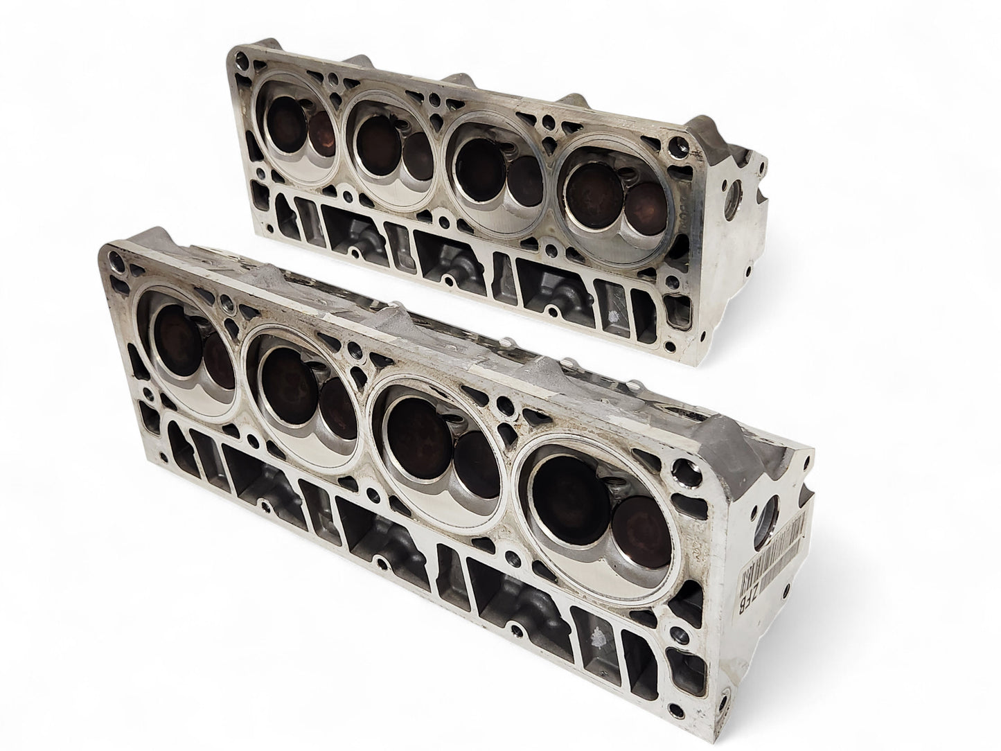 Set Of Two GM LS2 LS6 Gen III Gen Cylinder Head 243 W/ Valves And Springs