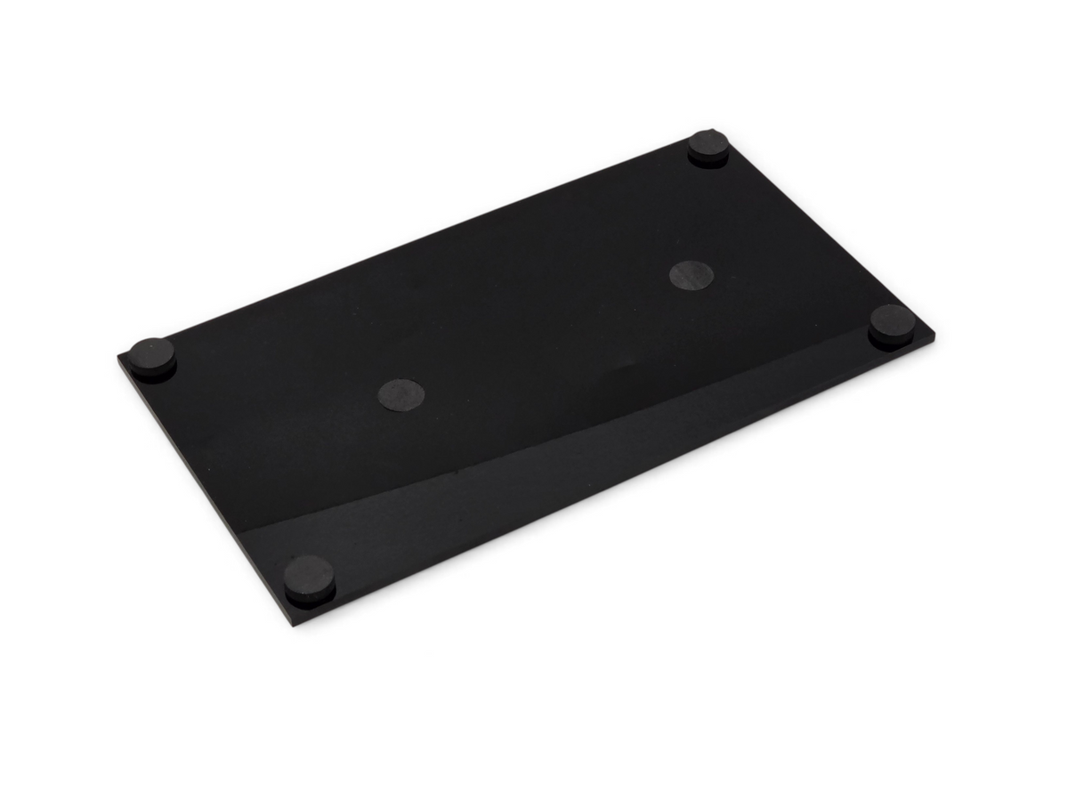 Send it Auto Parts black acrylic display base for 1:18 scale Corvette C8 speedshape model
