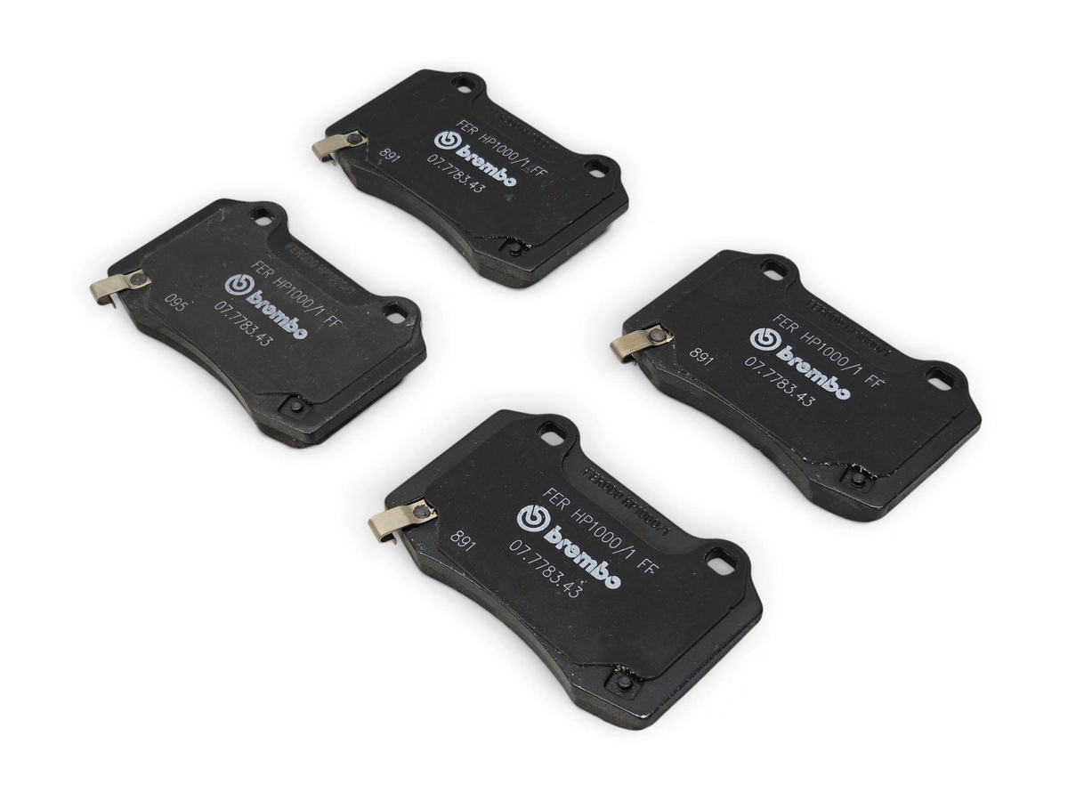 Send it Auto Parts authentic Brembo rear disc brake pads for Chevrolet Camaro ZL1 and Cadillac CTS-V performance cars