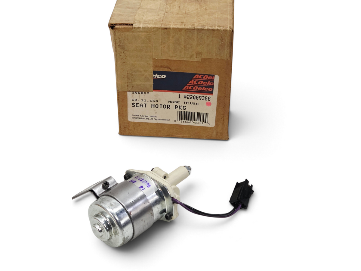 Send it Auto Parts OEM GM Corvette C4 seat back reclining motor with original AC Delco box
