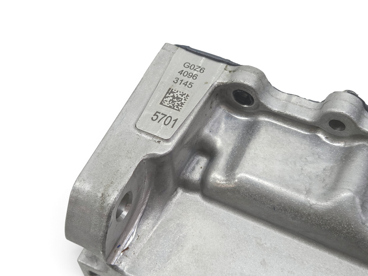 Send it Auto Parts OEM Chevy Corvette C8 6.2L engine oil pan with part number 12695701 and laser-etched QR code
