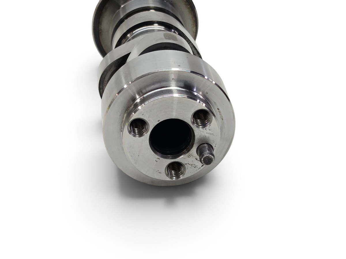 Send it Auto Parts OEM GM LS9 camshaft for 2009-2013 Chevrolet Corvette C6 ZR1, showing the machined metal end profile.