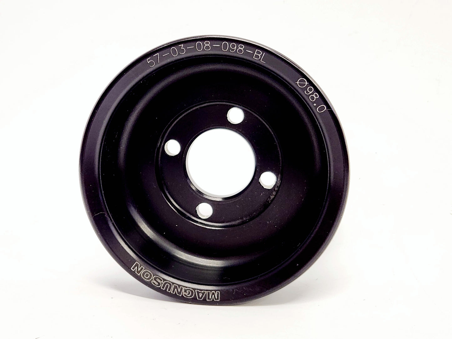 Magnuson Supercharger Pulley 8 Rib 4 Bolt 98mm Diameter 57-03-08-098-BL