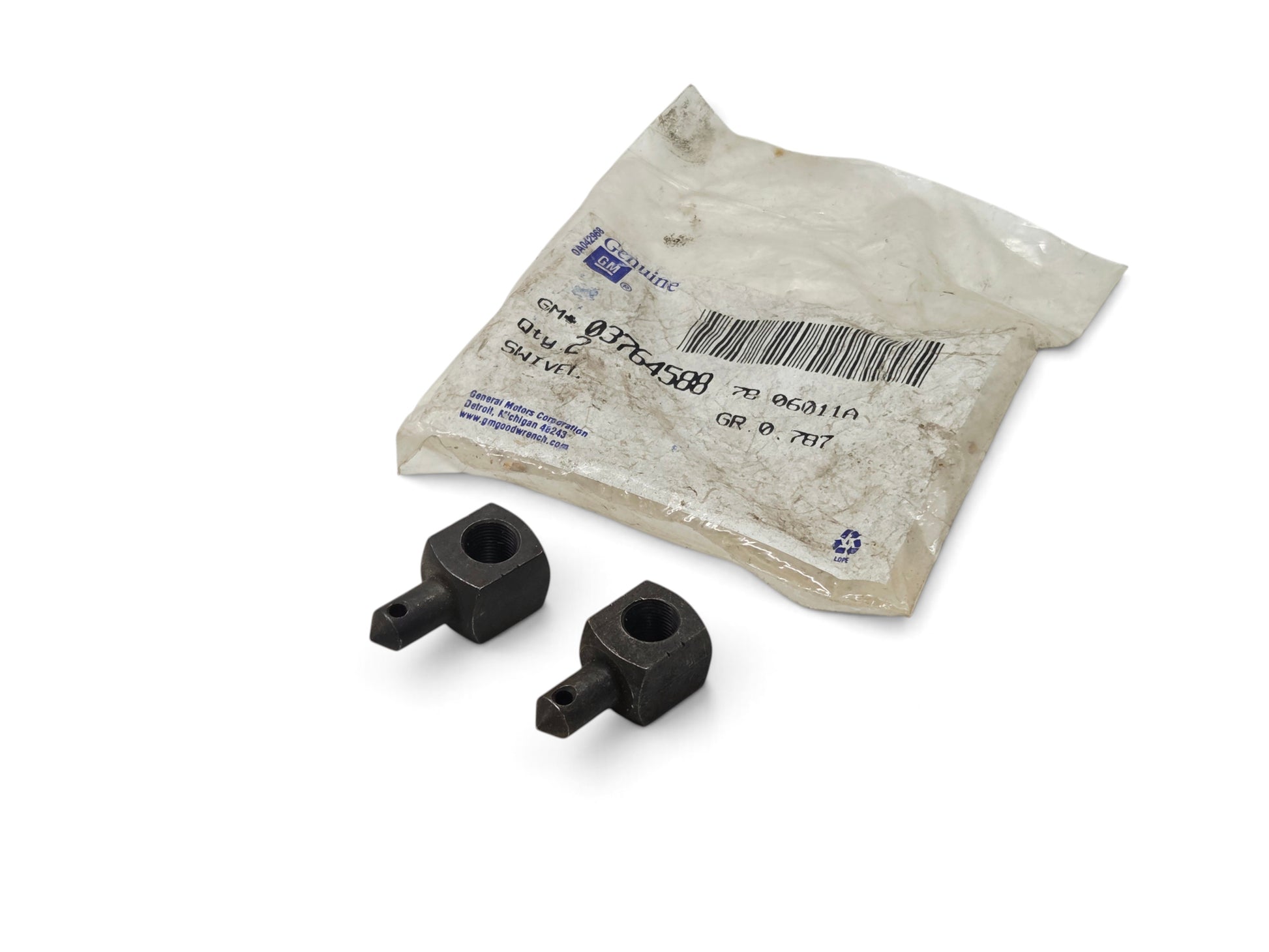 Send it Auto Parts OEM GM clutch fork push rod swivels for 1955-1962 Corvette C1 with original packaging