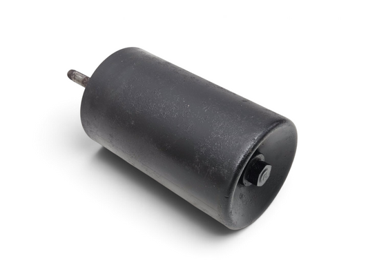 Send it Auto Parts vintage black metal oil filter housing with M bolt for classic Chevy Corvette and Nova engines