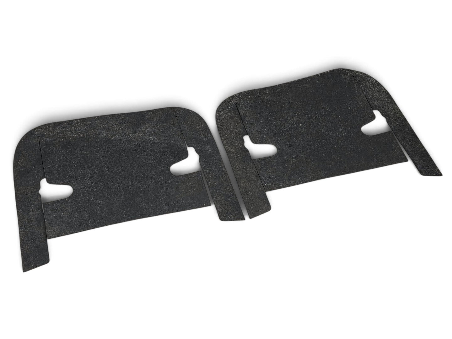 Send it Auto Parts 1963-1966 Corvette C2 A-frame arm dust seal covers, black rubber pair for suspension restoration.