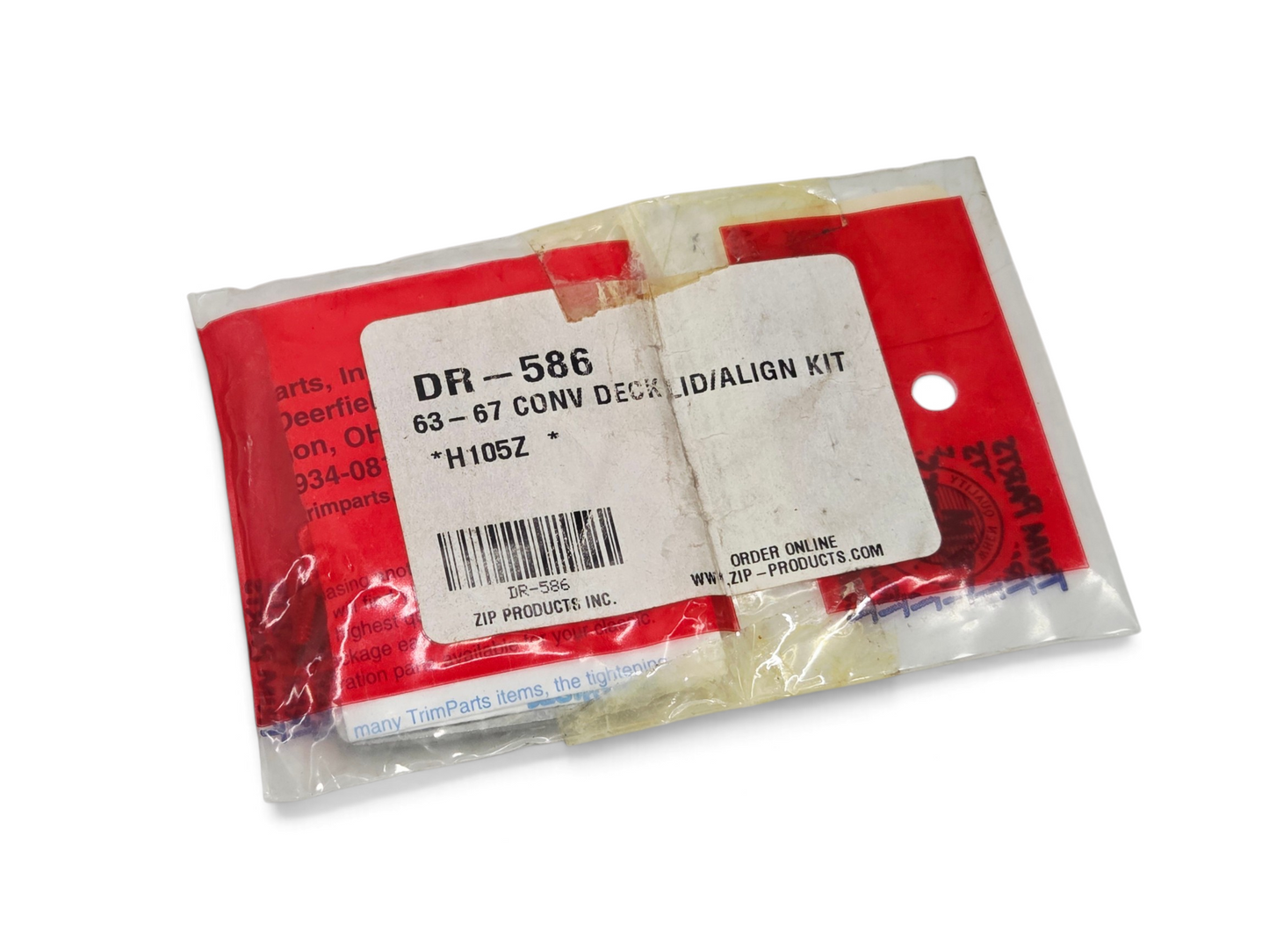 Send it Auto Parts 1963-1967 Corvette C2 convertible deck lid and door alignment wedge kit in original packaging