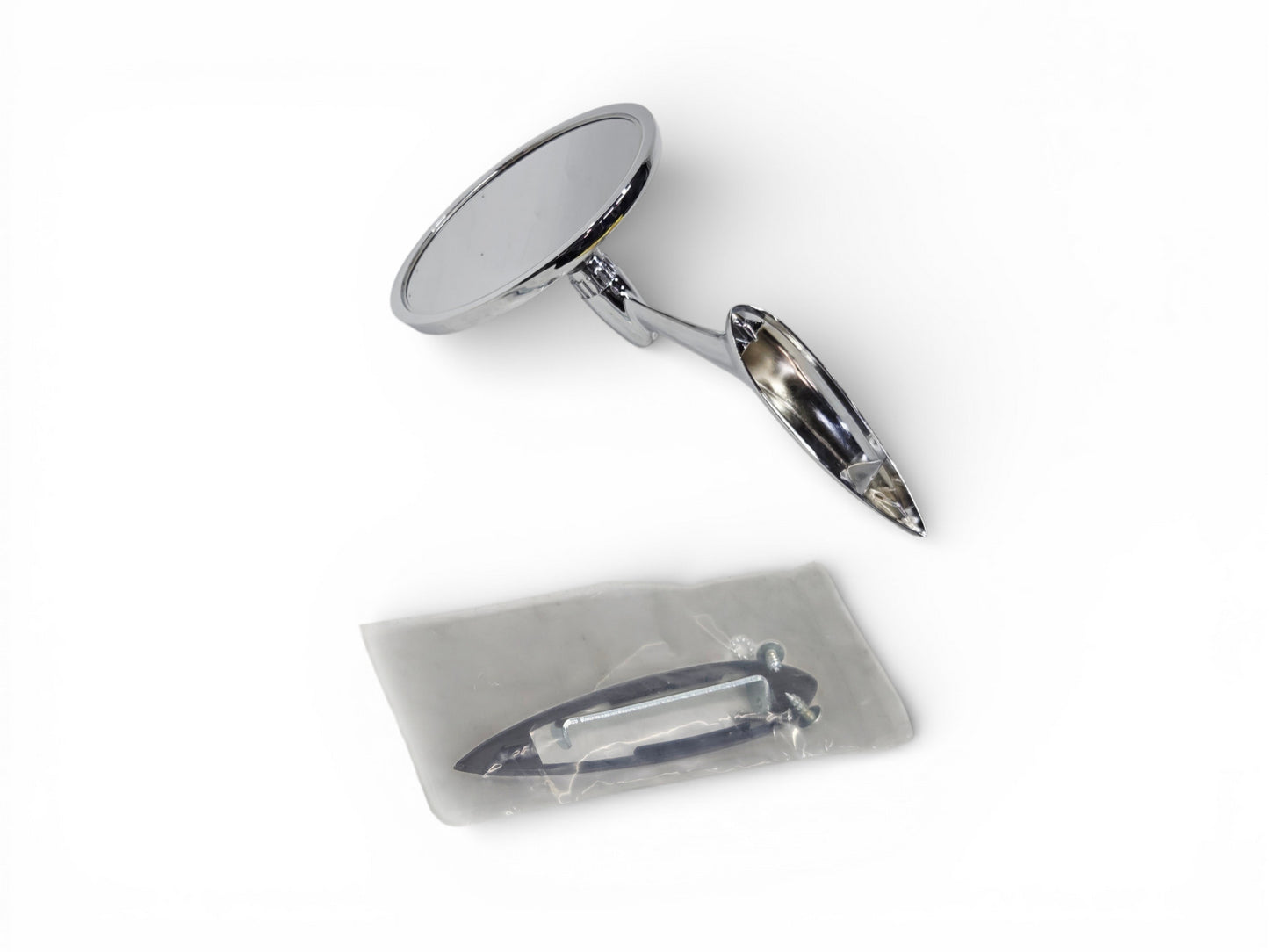 1963-1972 Chevrolet Outer Door Mirror Chrome with Bowtie Logo