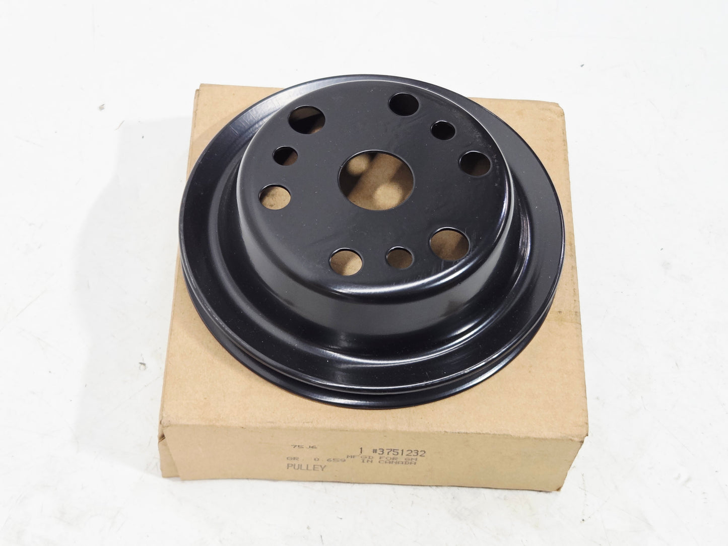 1963-1974 Corvette 327 350HP Power Steering Crank Pulley OEM GM