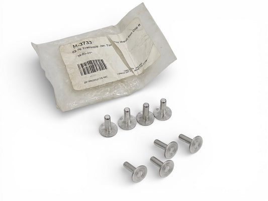 1963-1976 Chevy Corvette Transmission Tunnel Insulation Clip Rivets - Set of 8