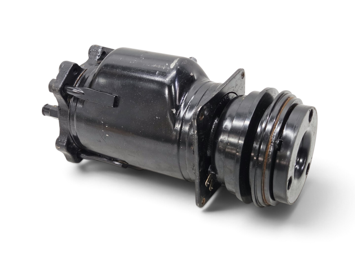 Send it Auto Parts rebuilt black A6 air conditioning compressor for 1964-1976 Corvette C2 and C3 models