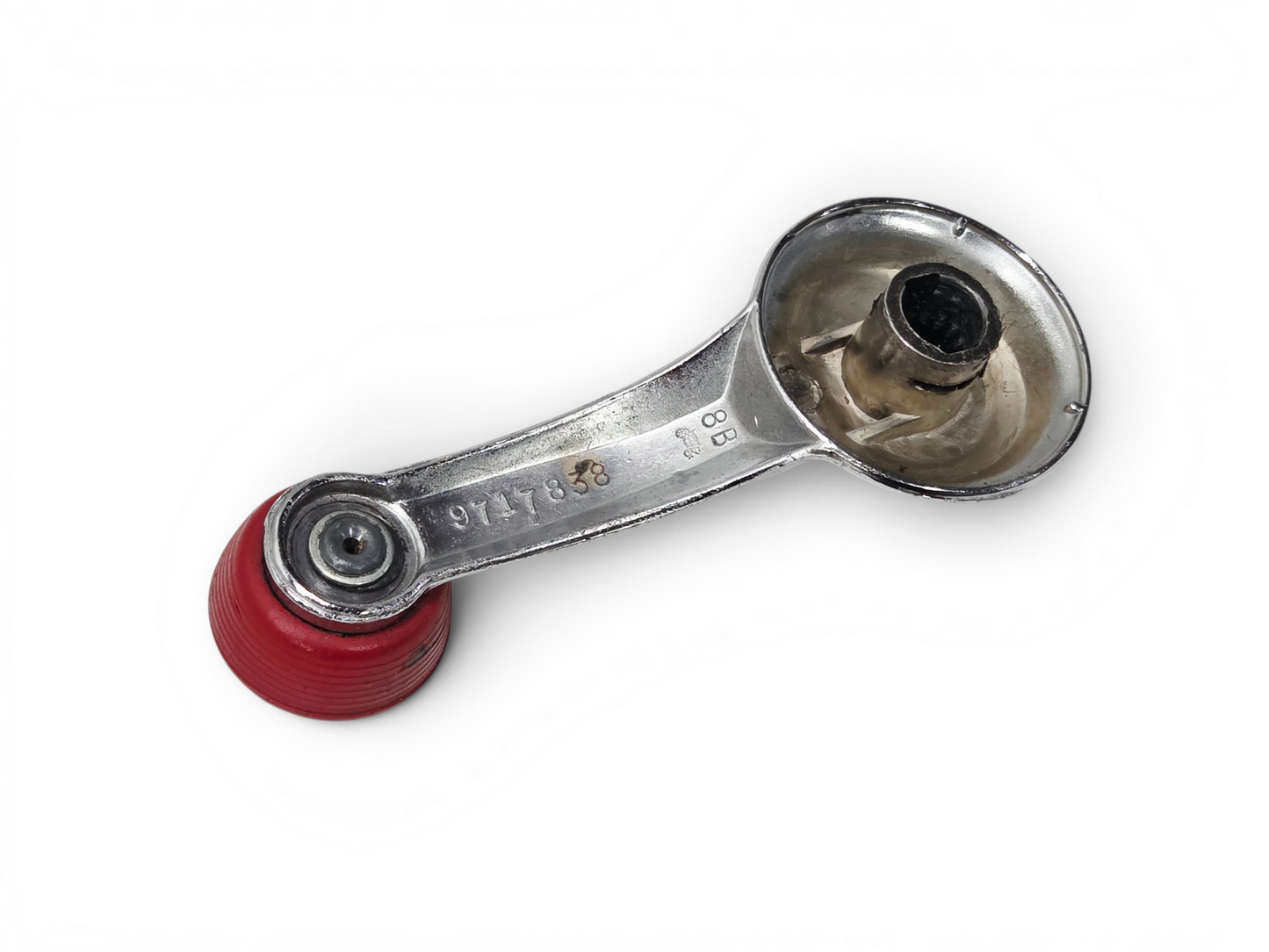 1967-1968 Corvette Window Crank with Red Knob OEM GM 9717838