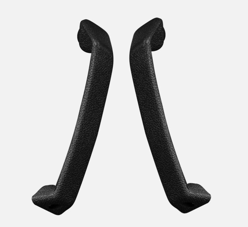 1969-1977 C3 Corvette Interior Door Pull Handles Black Pair