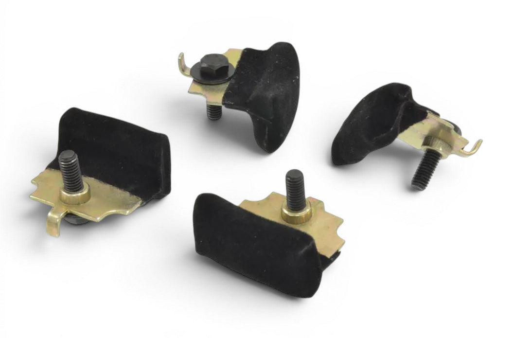 1969-1996 Corvette C3 C4 Door Window Anti-Rattle Bumpers Cushion - Set of 4