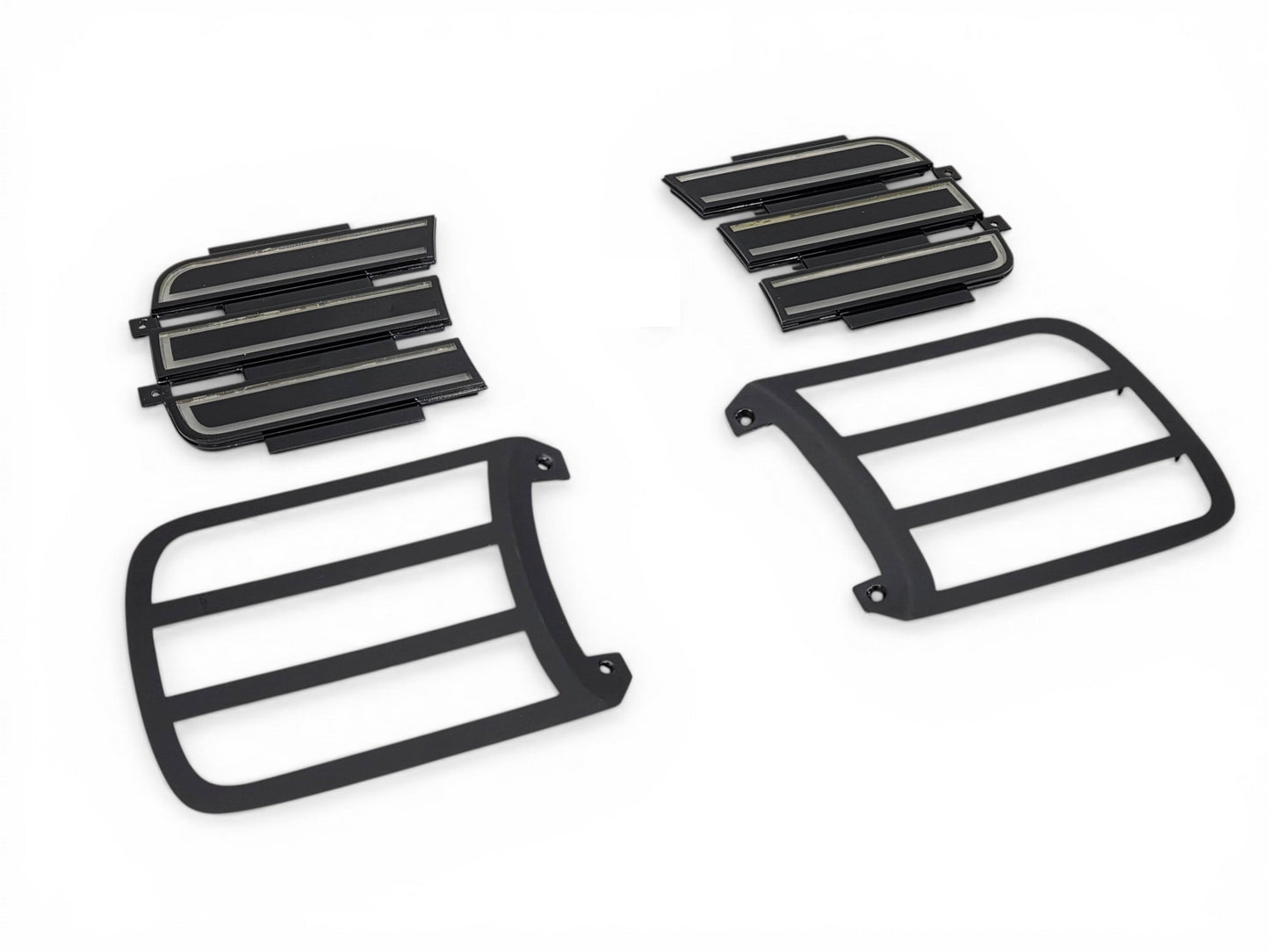 1969 Chevy Camaro RS Blackout Headlight Bucket Outer and Custom Inner Doors