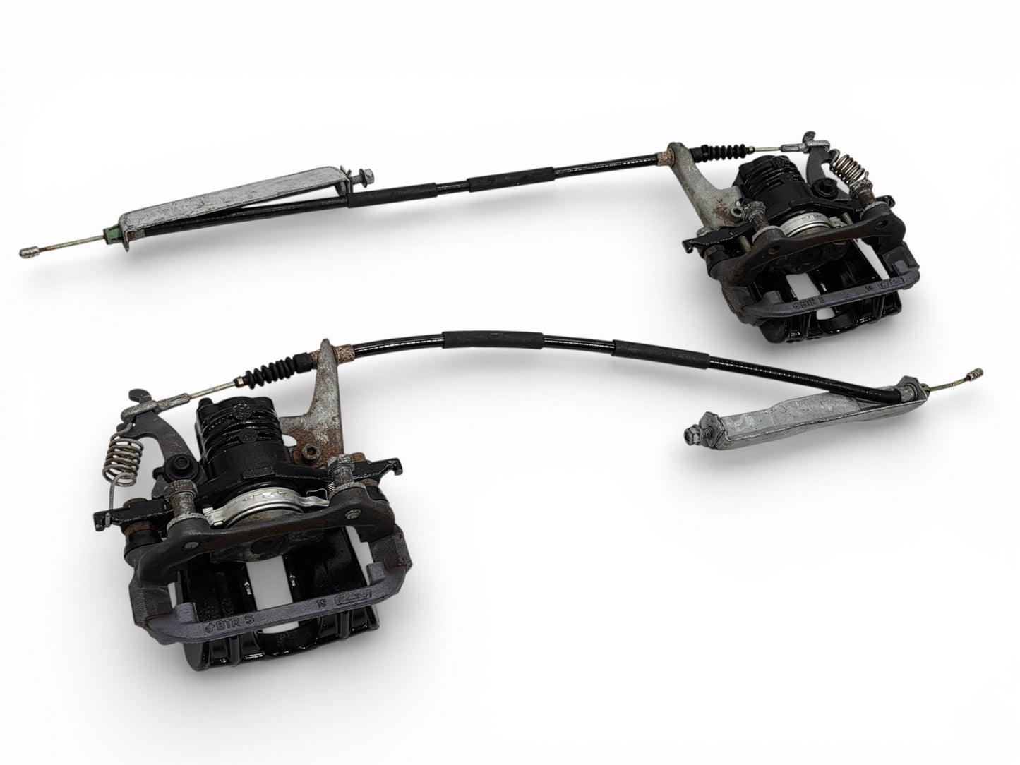 1988-1996 Corvette C4 Rear Brake Calipers with Parking Cables PBR OEM GM
