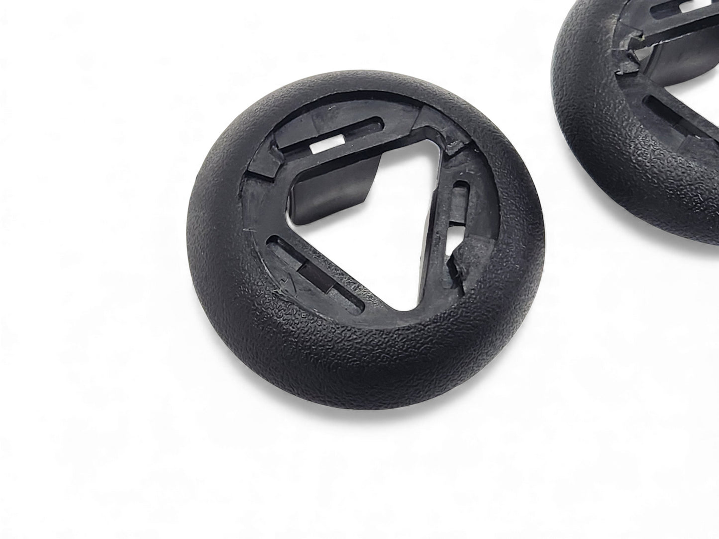 1997-2004 Chevy Corvette C5 Black Driver Passenger Sun Visor Bezels OEM GM