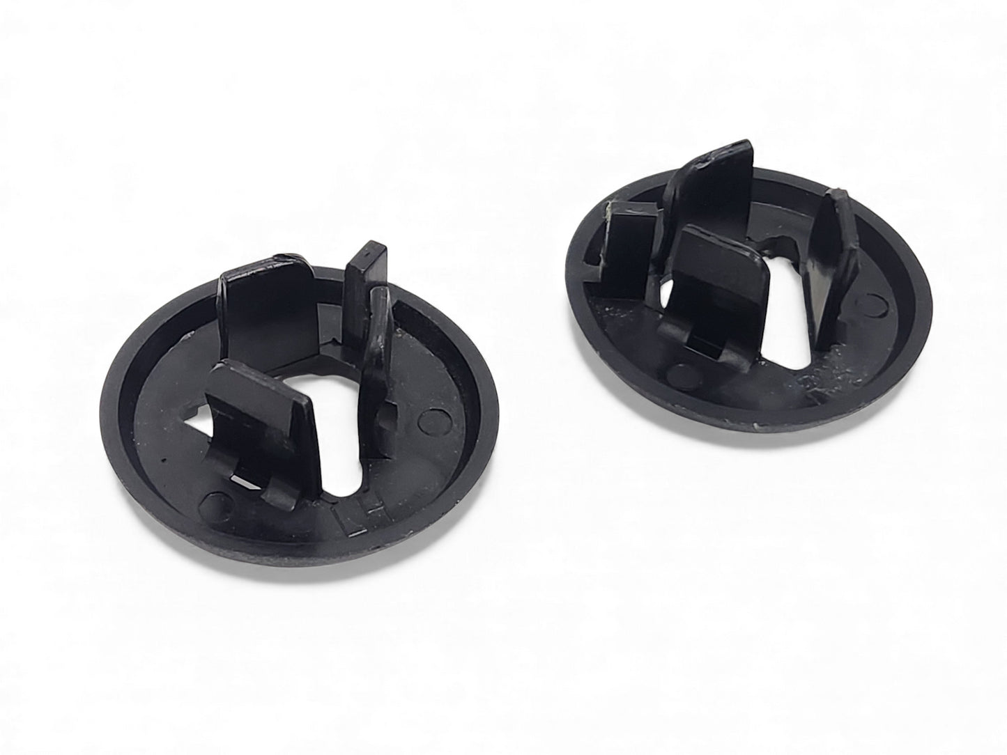 1997-2004 Chevy Corvette C5 Black Driver Passenger Sun Visor Bezels OEM GM