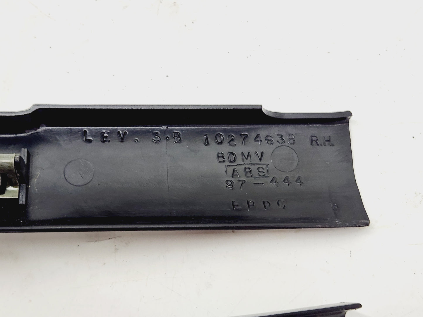 1997-2004 Chevy Corvette C5 Black Right & Left Door Jamb Sill Trim OEM GM