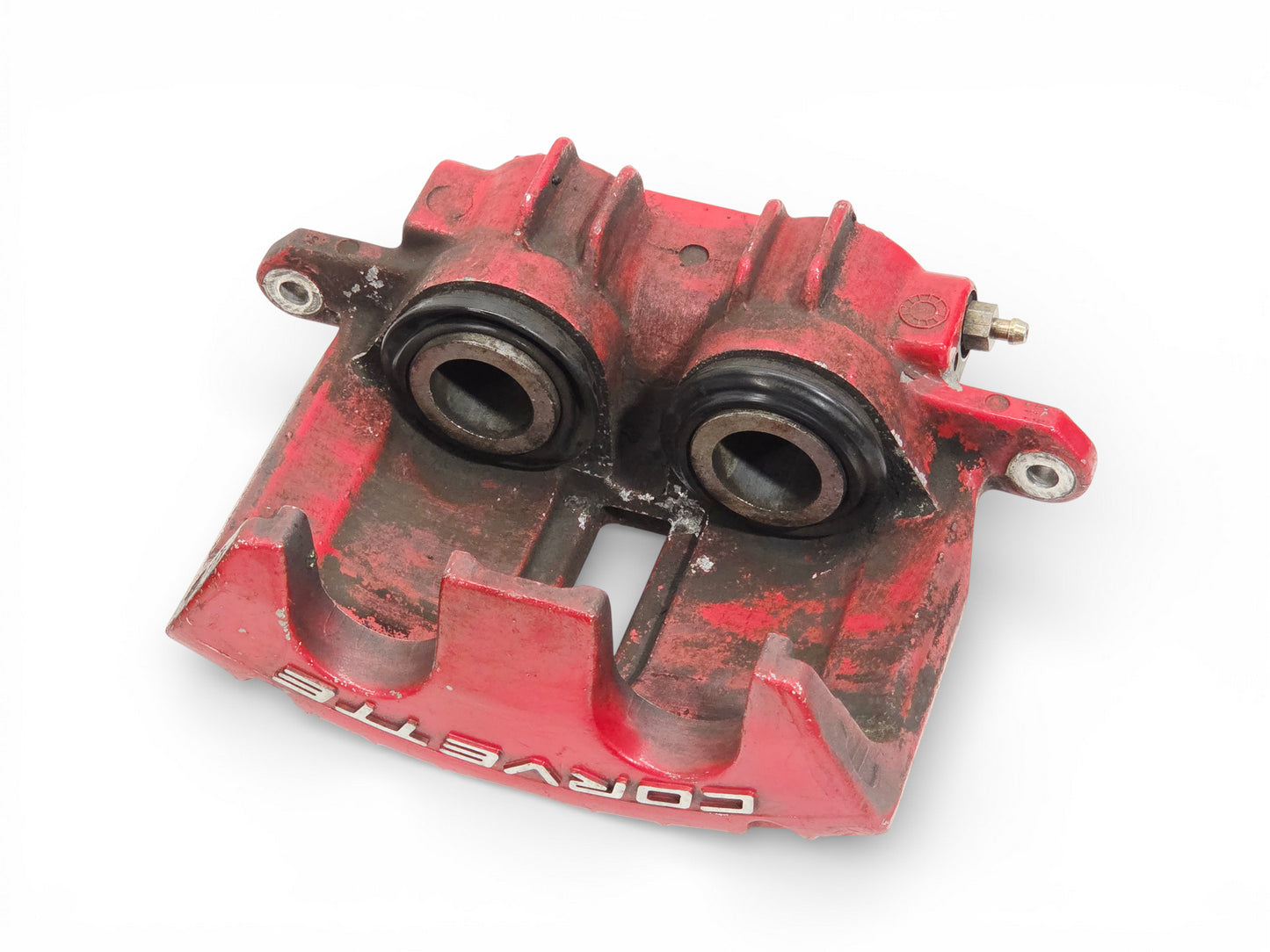 1997-2004 Chevy Corvette C5 Z06 Red Front Brake Calipers Pair OEM GM