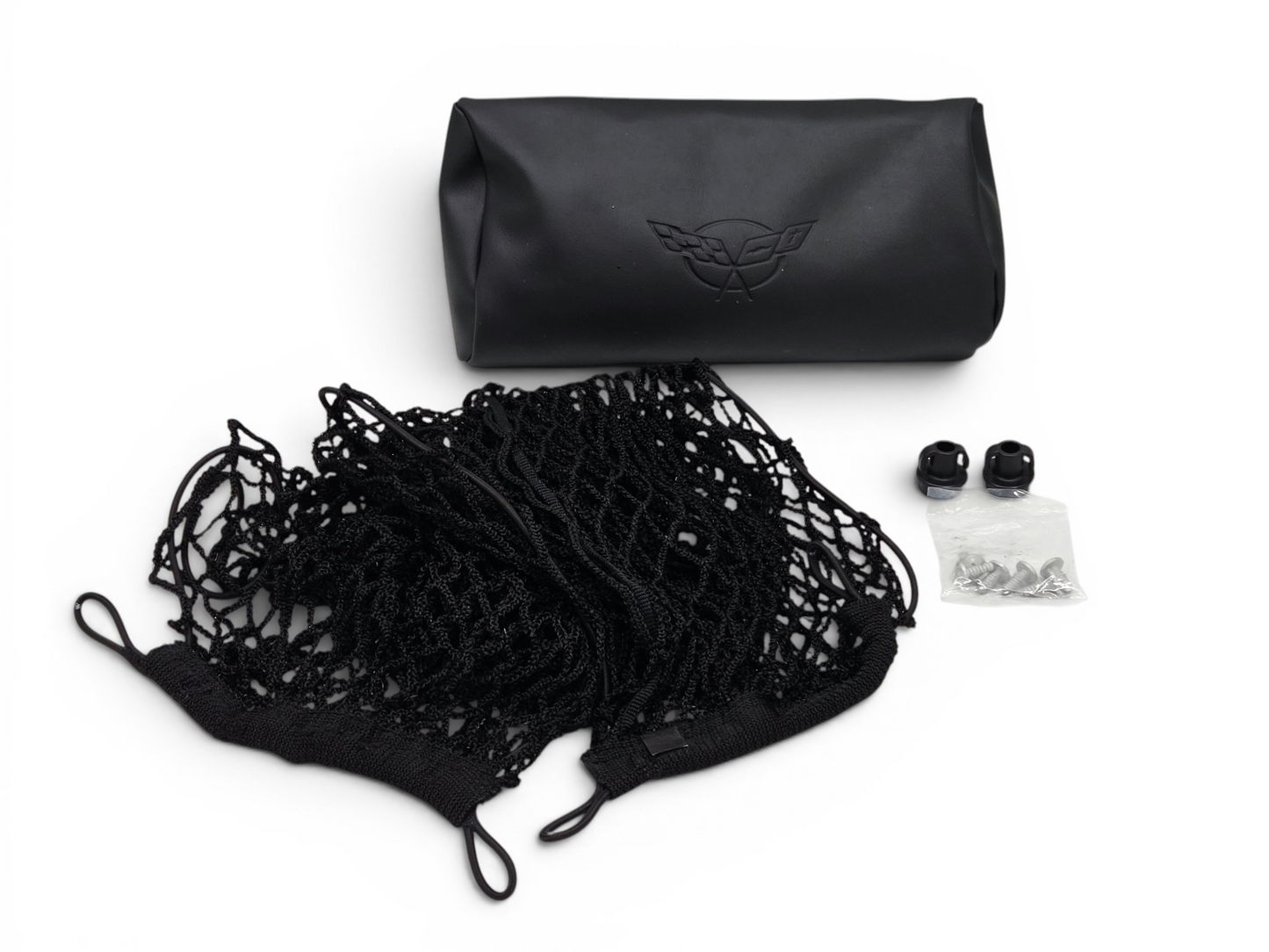 1997-2004 Corvette C5 Cargo Net with Hooks Embossed Storage Bag OEM GM