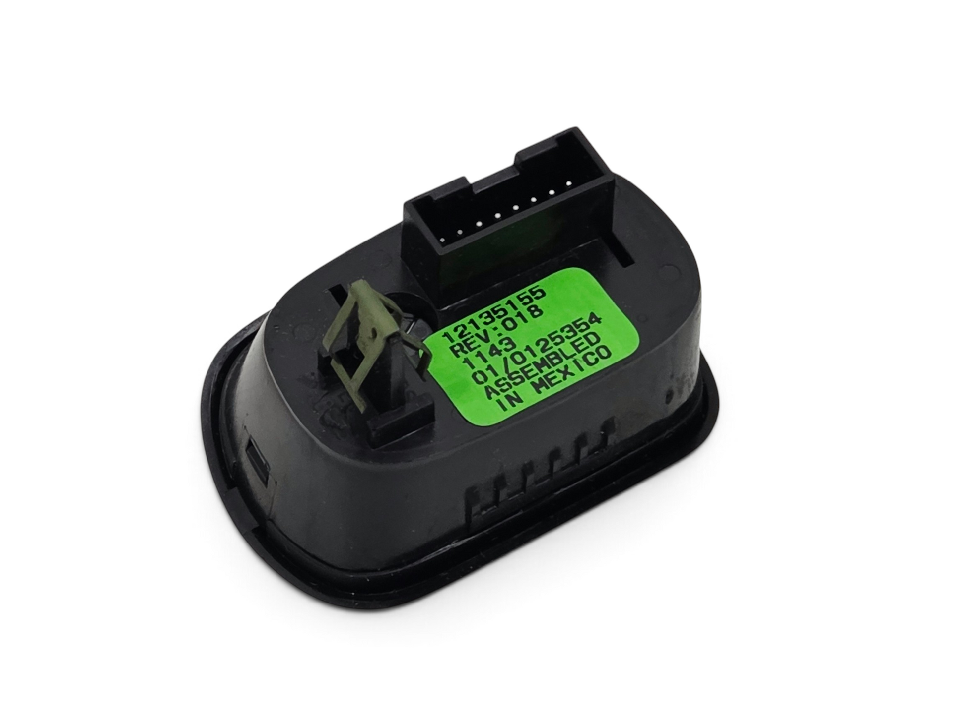Send it Auto Parts OEM Corvette C5 trunk hatch release switch with green identification label